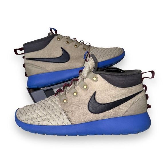 Nike Roshe Run Sneakerboot 'Bamboo Blue' 615601-200 Men's 9 - Picture 1 of 11